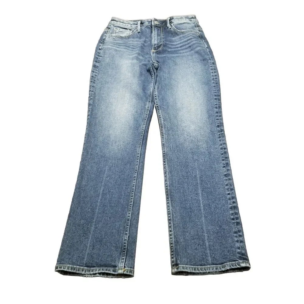 Driftwood Stella Jeans Women's Size 26x29 Stretch Faded Denim Whiskers (27x28.5)